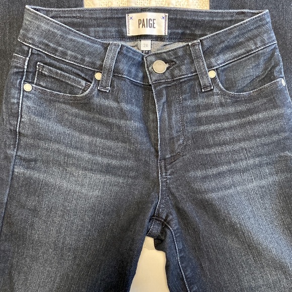 PAIGE Skyline Midrise Skinny Denim Jeans - Picture 3 of 6